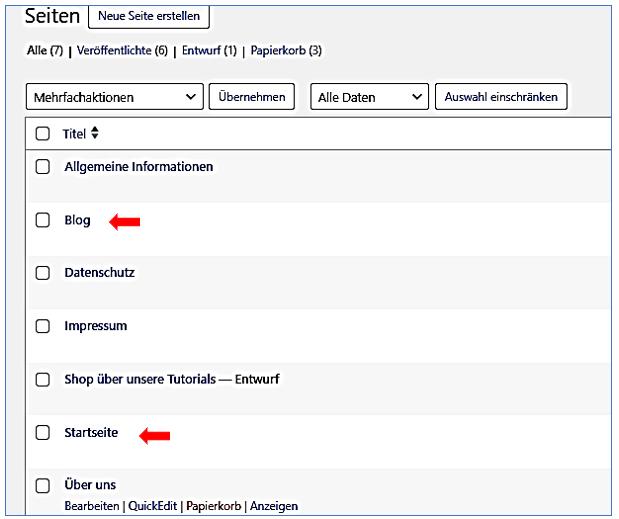Start  und Blogseite  06 